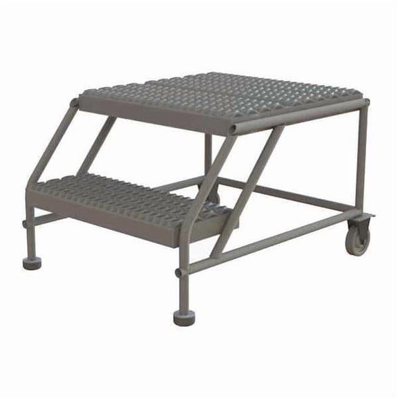 Tri-Arc Mobile Work Platform,2 Step,Steel,20" WLWP022424