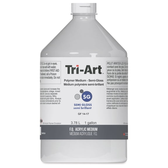 Tri-Art Acrylic Polymer - Semi-Gloss, 3.78 L