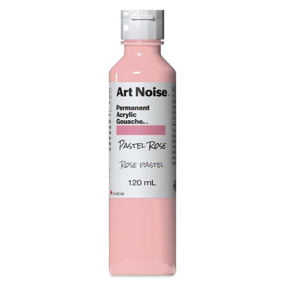 Tri-Art Art Noise Permanent Acrylic Gouache - Pastel Rose, 120 ml, Bottle