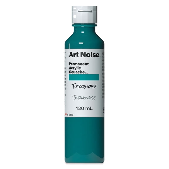 Tri-Art Art Noise Permanent Acrylic Gouache - Turquoise, 120 ml, Bottle