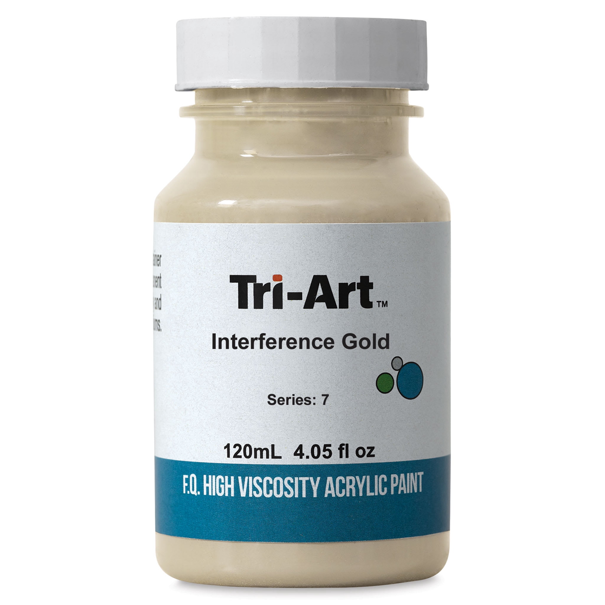 Tri-Art High Viscosity Artist Acrylic - Interference Gold, 120 ml
