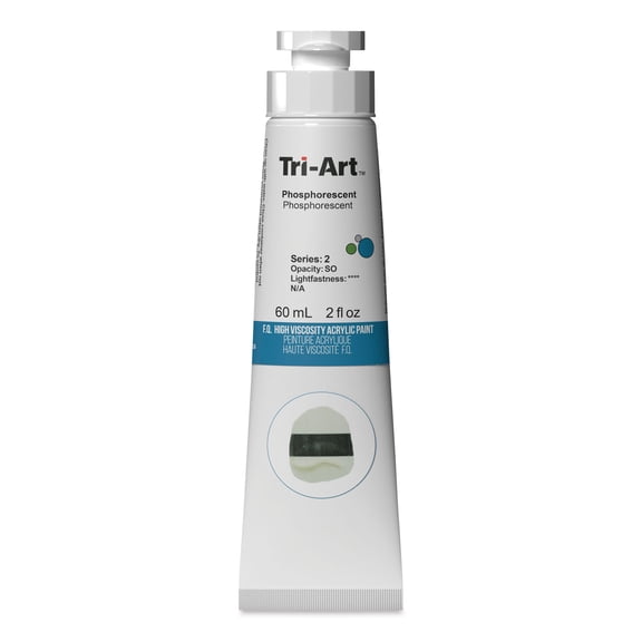 Tri-Art High Viscosity Artist Acrylic - Phosphorescent, 60 ml tube