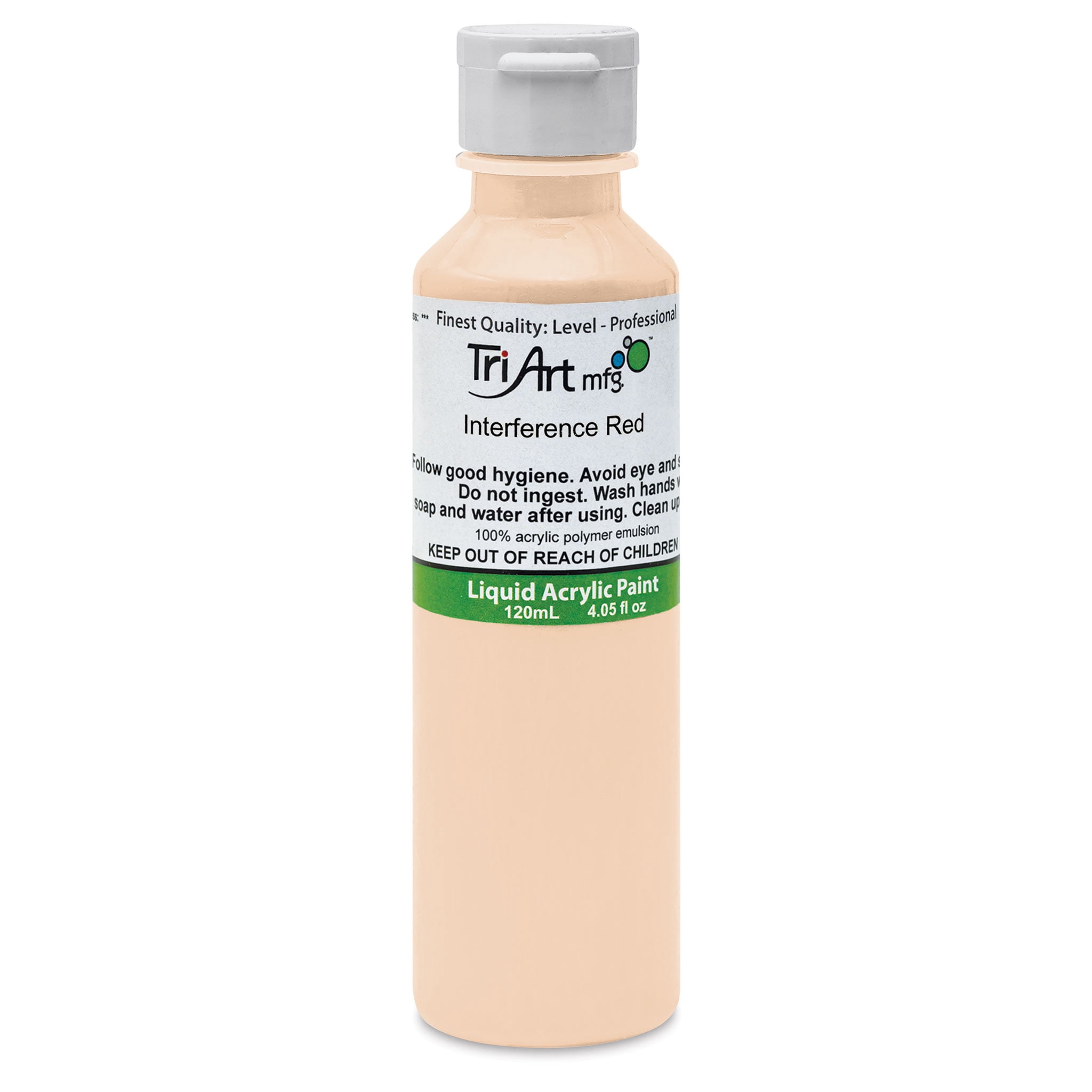 Interference Red Tri-Art Liquid Artist Acrylics - Interference Red, 120 ml bottle ...