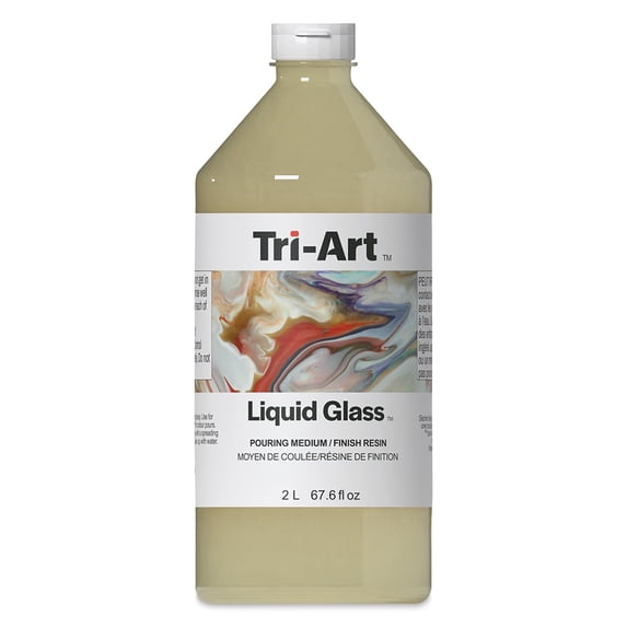 Tri-Art Liquid Glass Acrylic Pouring Medium - 2 L