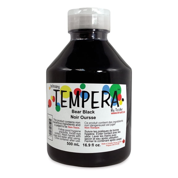 Tri-Art Liquid Tempera - Black, 500 ml