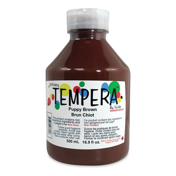Tri-Art Liquid Tempera - Brown, 500 ml