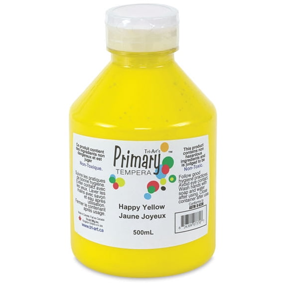 Tri-Art Liquid Tempera - Yellow, 500 ml