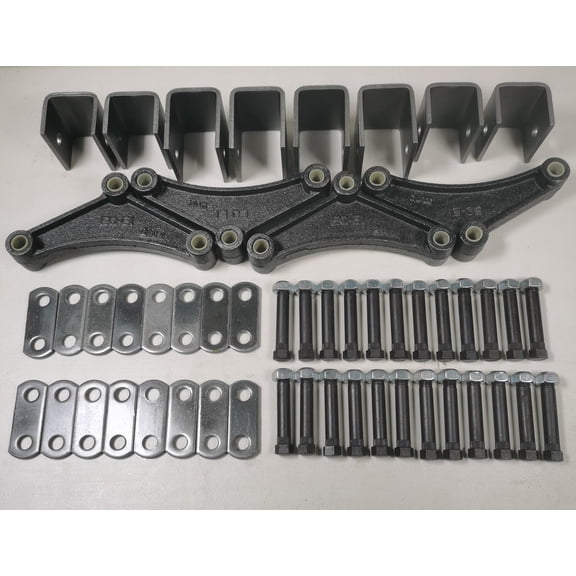 Tri-Axle Trailer Spring Hanger kit Camper 3 Triple Axles Leaf Suspension