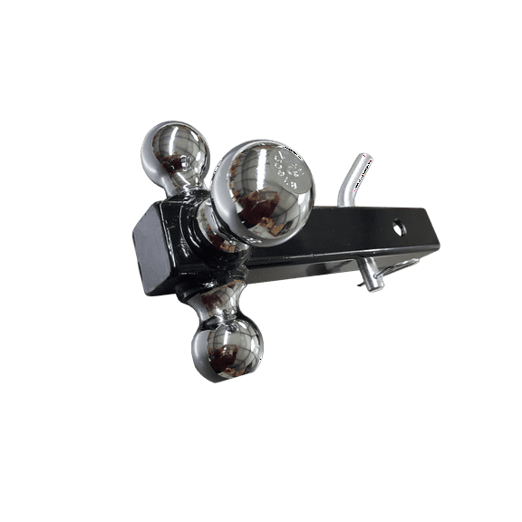 Tri-Ball Chrome Hitch Receiver W/Pin 1000131 Best Metal Products