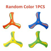 Tri-Blade Boomerang Toy, Random Color 1 Piece, Lightweight Plastic Flying Disc for Kids & Adults, Outdoor Sports Game, Backyard Fun, Beach & Park Activities, Skill Training Toy