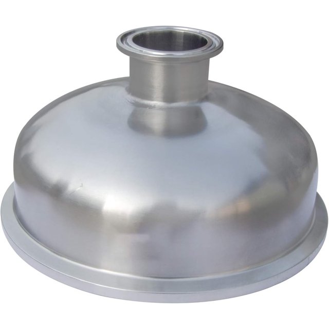 Tri Clamp 1.5" to 12" Hemispherical Bowl Reducers Sanitary Fittings 304