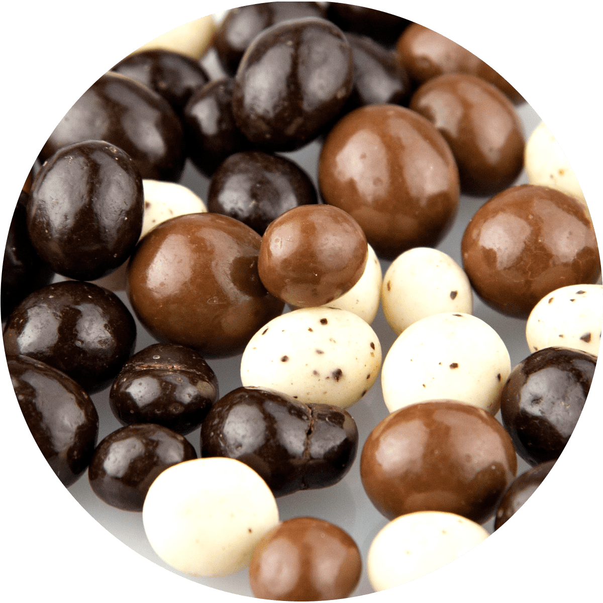 TriColor Chocolate Covered Coffee Beans Bulk Bags