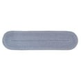 thumbnail image 1 of Tri-Color Farmhouse Braided Rug - Cotton Buffalo Check Blue,White,Gray 2' X 6' Oval, 1 of 3