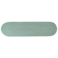 thumbnail image 1 of Tri-Color Farmhouse Braided Rug - Cotton Buffalo Check Green,White,Gray 2' X 6' Oval, 1 of 3