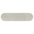 thumbnail image 1 of Tri-Color Farmhouse Braided Rug - Cotton Buffalo Check Yellow,White,Gray 2' X 8' Oval, 1 of 3