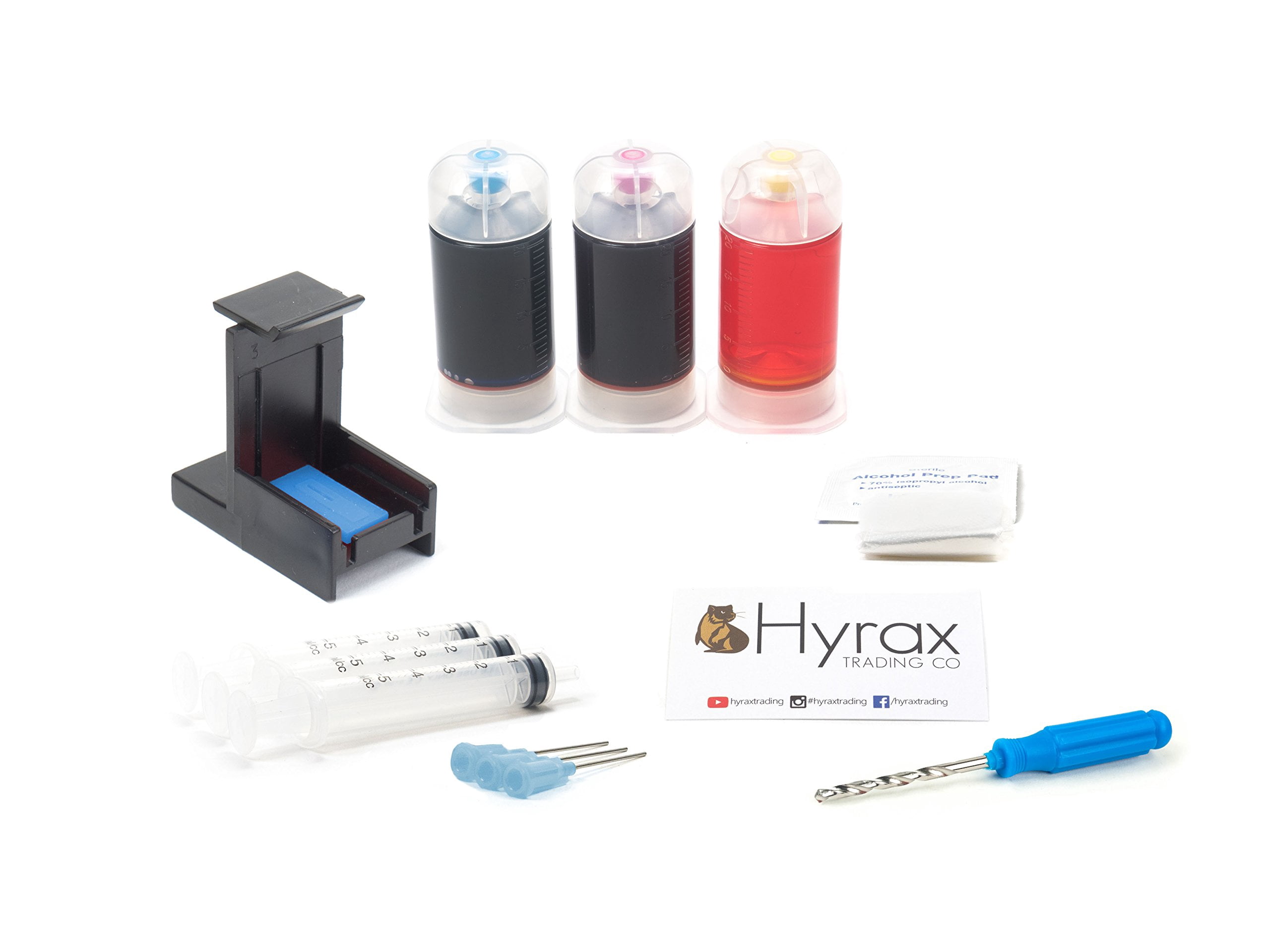 Tri-Color Ink Refill Box Kit for CL-241, CL-241XL Ink Cartridges ...