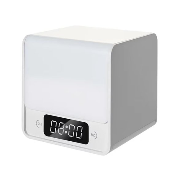 Tri-Color LED Time Cube Night Light - USB Charging, Fun & Simple Design, Multifunctional Electronic Clock Light