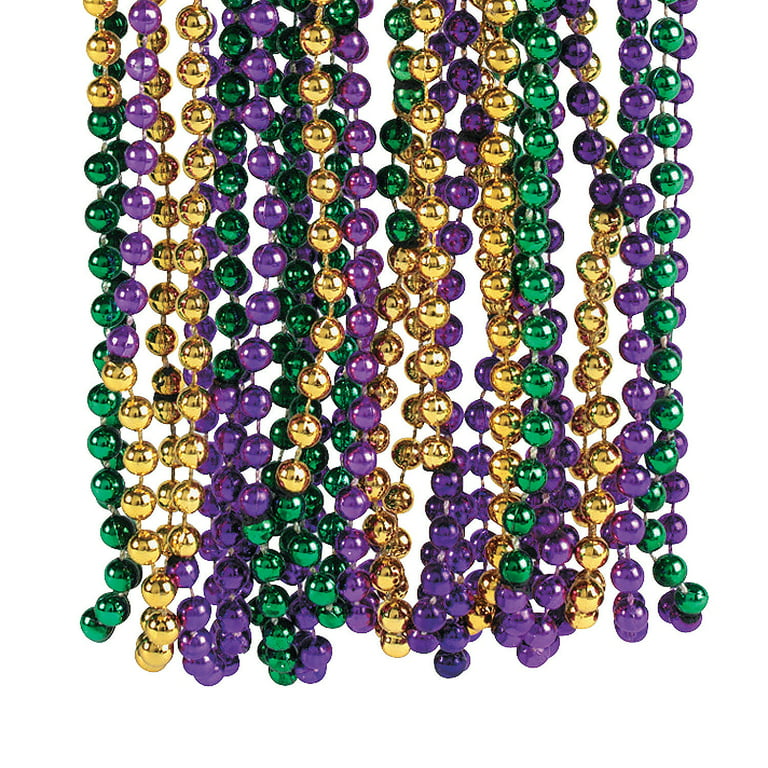 Mardi Gras Novelties - Pearlized Diamond Bead Party Favor (One Dozen) -  Only $2.40 at Carnival Source