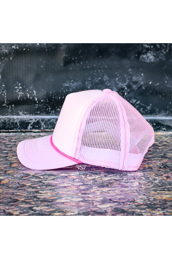 Tri Color Mesh Trucker Cap (SoftPinkMagnaPonyâ„¢)
