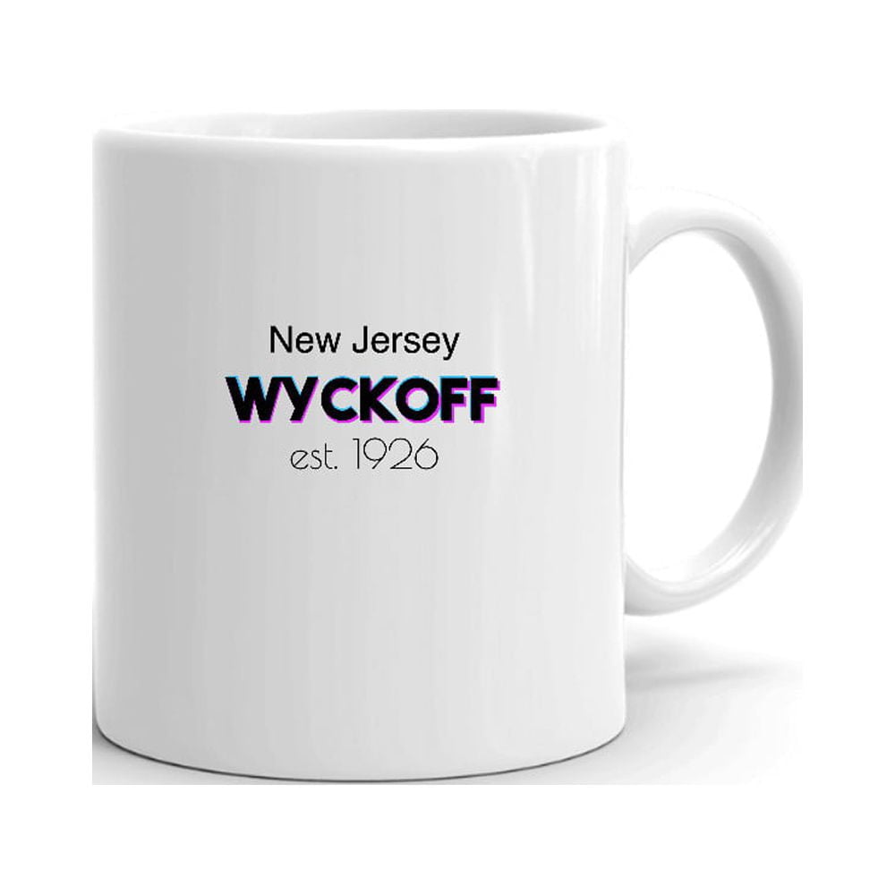 Funny Brooklyn & Jersey Ceramic Mug - 11 Oz White Mug With Saying Printed On Both Sides