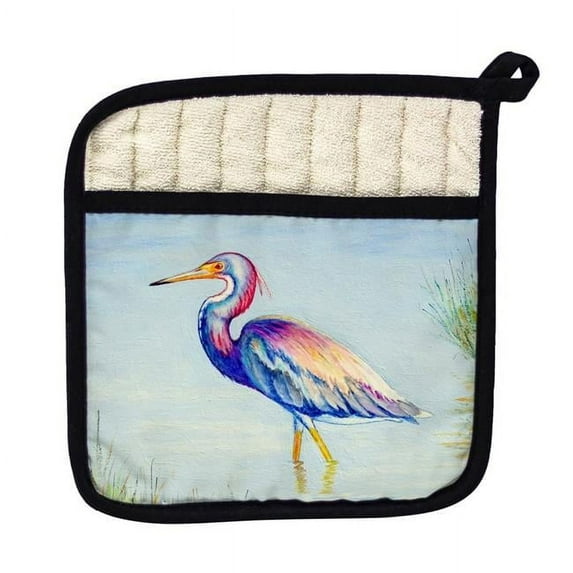Tri-Colored Heron Pot Holder