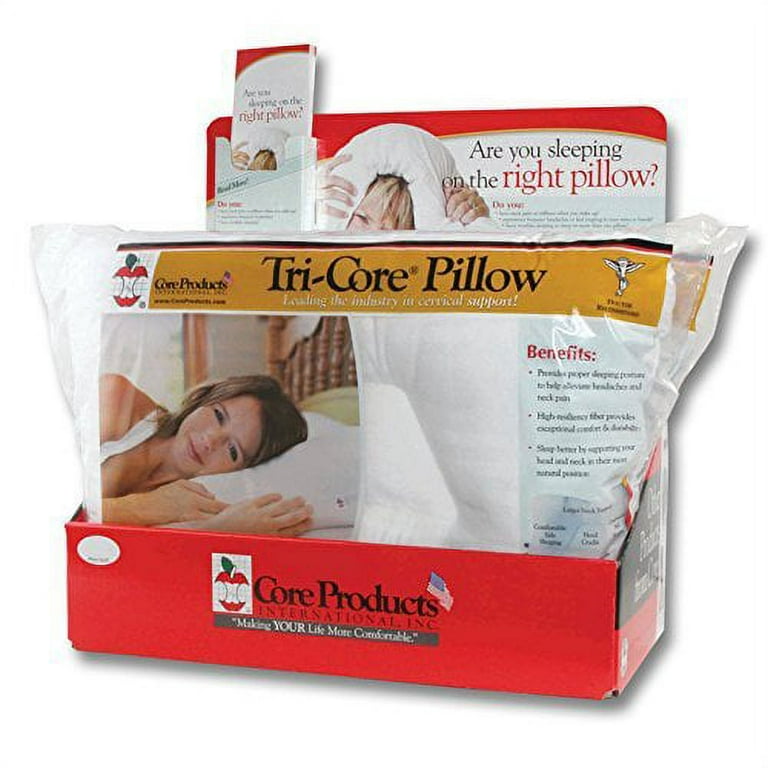 Core Products Extra Firm Tri-Core Ultimate Cervical Pillow Firm, Full Size,  26 x 16, Standard - Fry's Food Stores