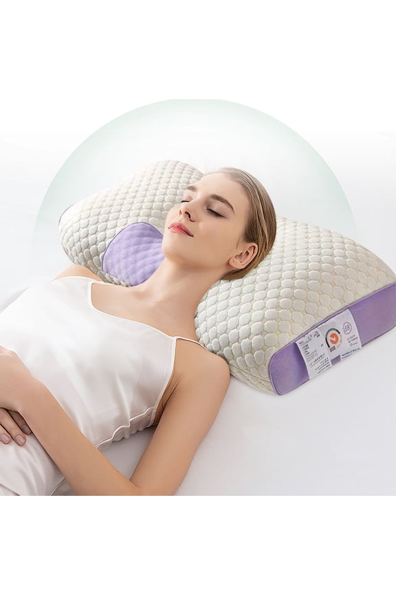Tri-Core Firm- Cervical Support Pillow, 15.75*24.8 Inch for Neck, Shoulder, and Back Pain Relief, Ergonomic Orthopedic Contour for Back and Side Sleepers, Adult And Student Household Massage