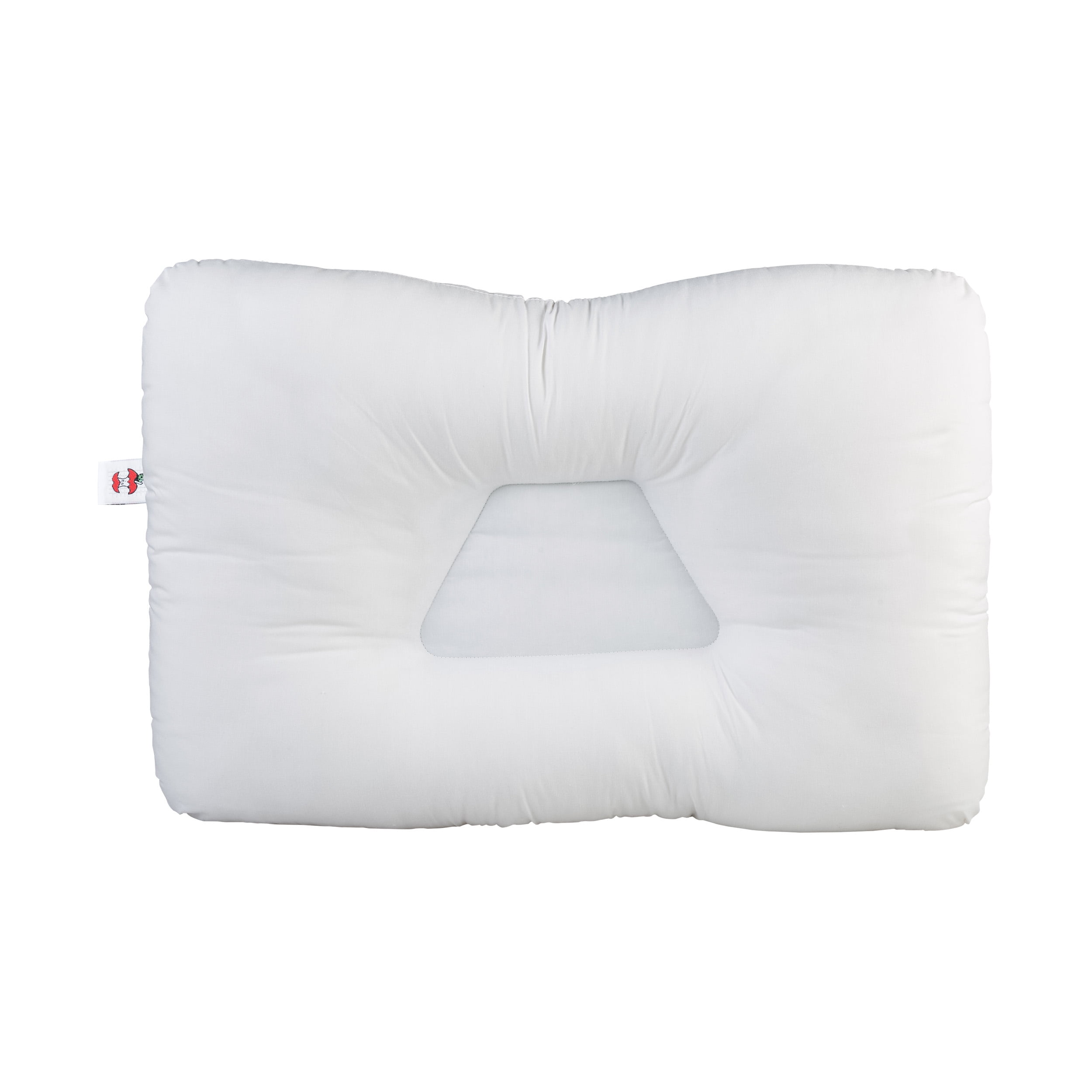 Full Size White Organic Cotton Cervical Support Pillow