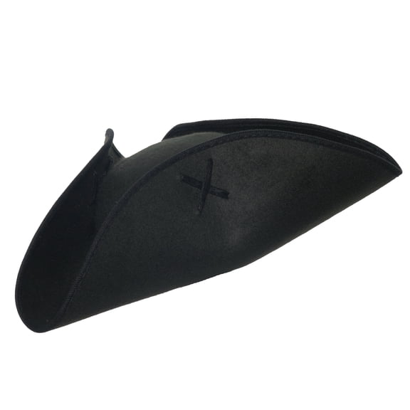 Underwraps Tri-Corner Hat Adult Costume Accessory Black
