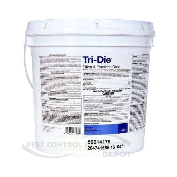 Tri-Die Silica & Pyrethrum Dust pail (5 Lb.)