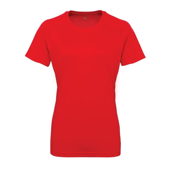 Tri Dri Womens Panelled Crew Neck T-Shirt