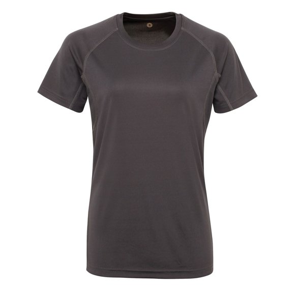 Tri Dri Womens Panelled Crew Neck T-Shirt