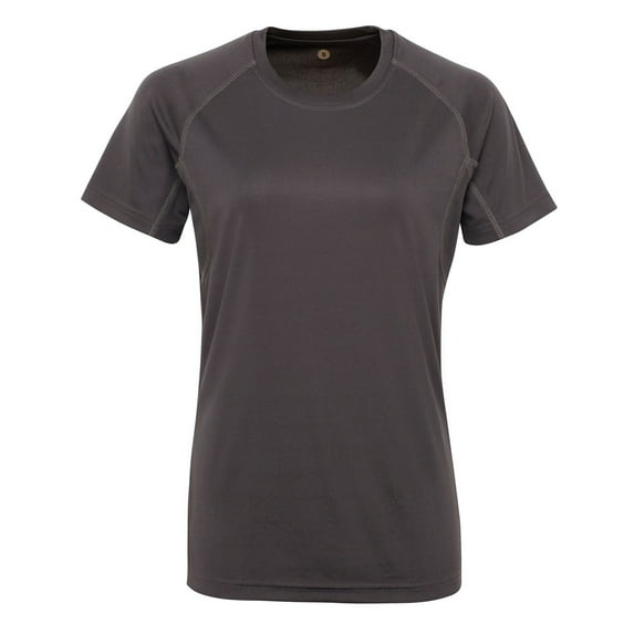 Tri Dri Womens Panelled Crew Neck T-Shirt