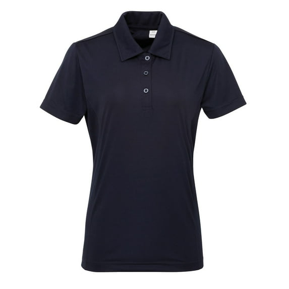Tri Dri Womens Panelled Short Sleeve Polo Shirt