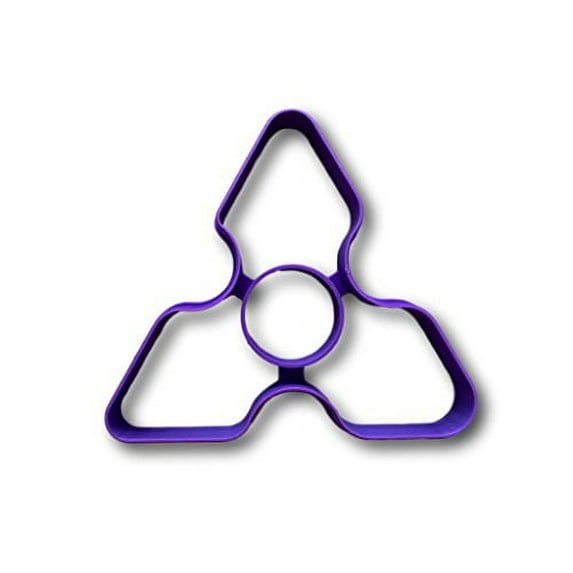 Tri Fidget Cookie Cutter (4")- Fast Shipping - Sharp Edges - Exceptional Quality