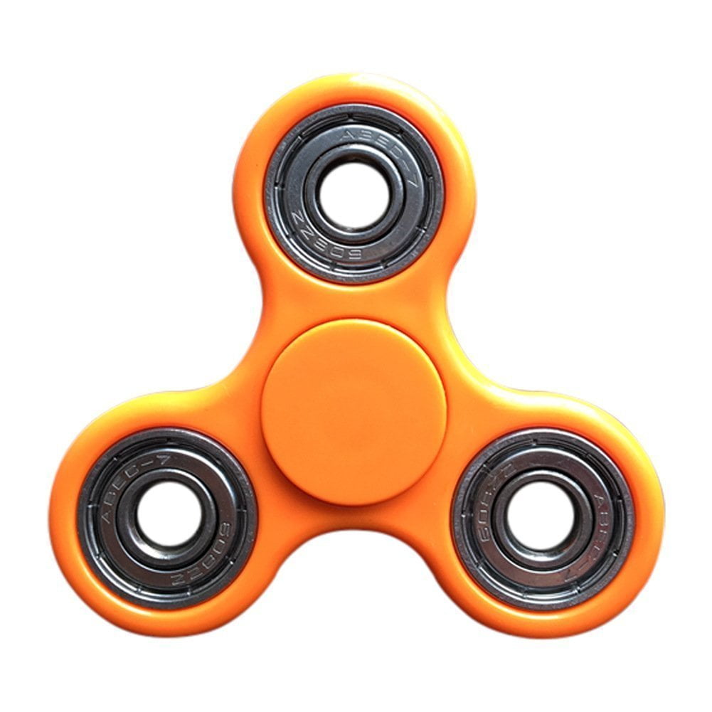 Tri Fidget Hand Spinner Metallic Green Color Toy Stress Reducer Ball  Bearing High Speed Spinners - May help with ADD, ADHD, Anxiety, and Autism  Adult