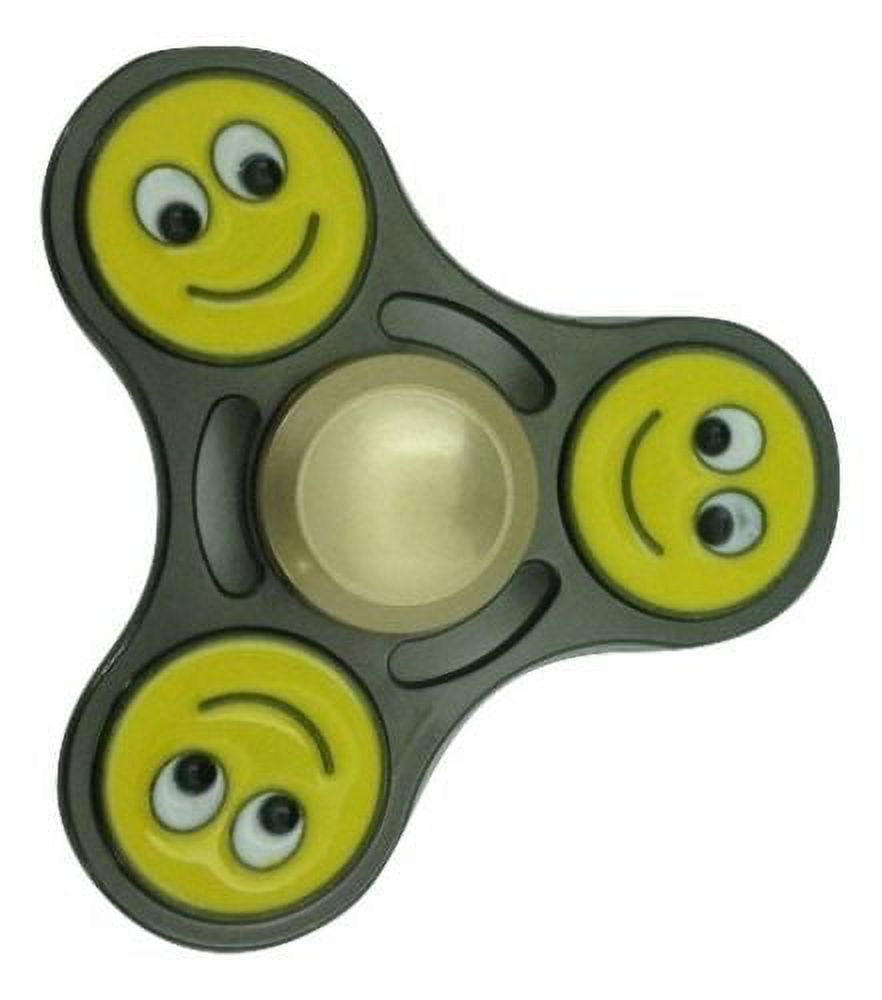 Light Up Color Flashing LED Fidget Spinner Tri-Spinner Hand Spinner Finger  Spinner Toy Stress Reducer for Anxiety and Stress Relief - Yellow