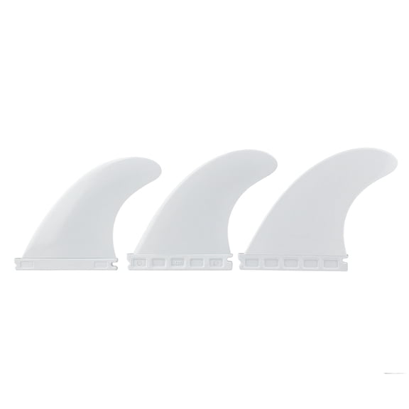 Tri Fin Thruster Set - Nylon Plastic Surfboard Fins, Compatible with FCS Systems, Model G5