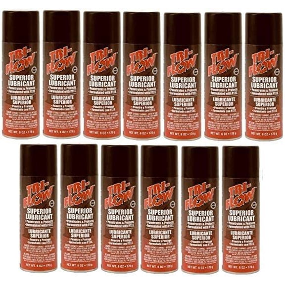 Tri-Flow 20005TF 6 oz Aerosol Lubricant - Quantity 13 Cans