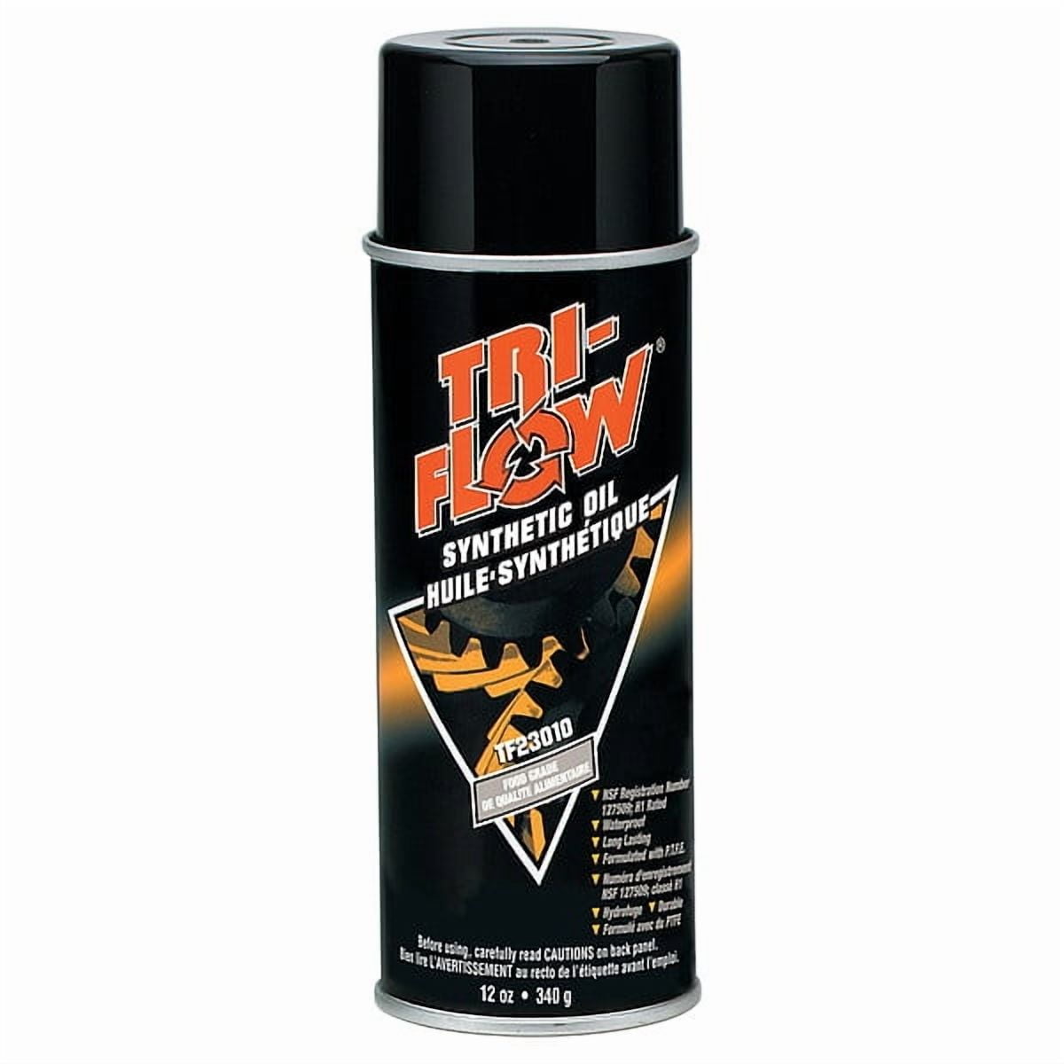 Tri-Flow FG Synthetic Oil,Aerosol Can,12 oz TF230101