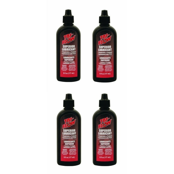 Tri-Flow Superior Lube, NGUxle 4 Pack 6oz Drip Bottle