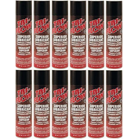 Tri-Flow TF20006 12 oz Aerosol Superior Lubricant - Quantity 12