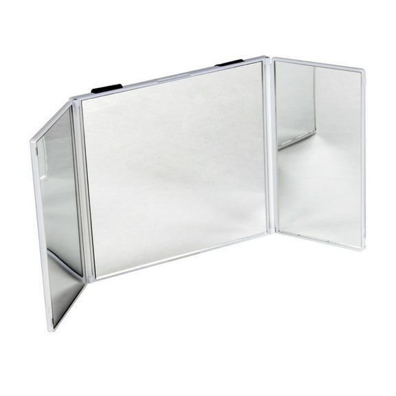 Tri-Fold Adjustable Car Visor Vanity Mirror for Vehicle, 1 Pack or 2 Pack