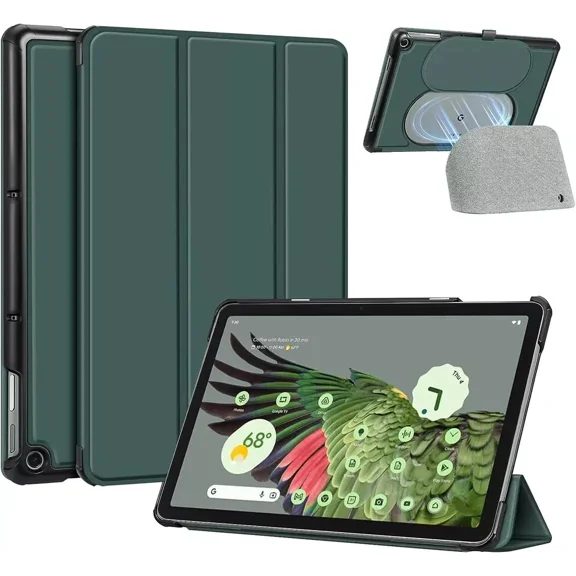 Tri-Fold Google Pixel Tablet 2023 Case Midnight Green Case Only