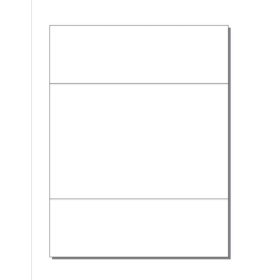 Tri-Fold Invitn Mailer w 5.5"x 8.5" Cntrfold on 8.5" x 11" White Cvr- 250 Sheets