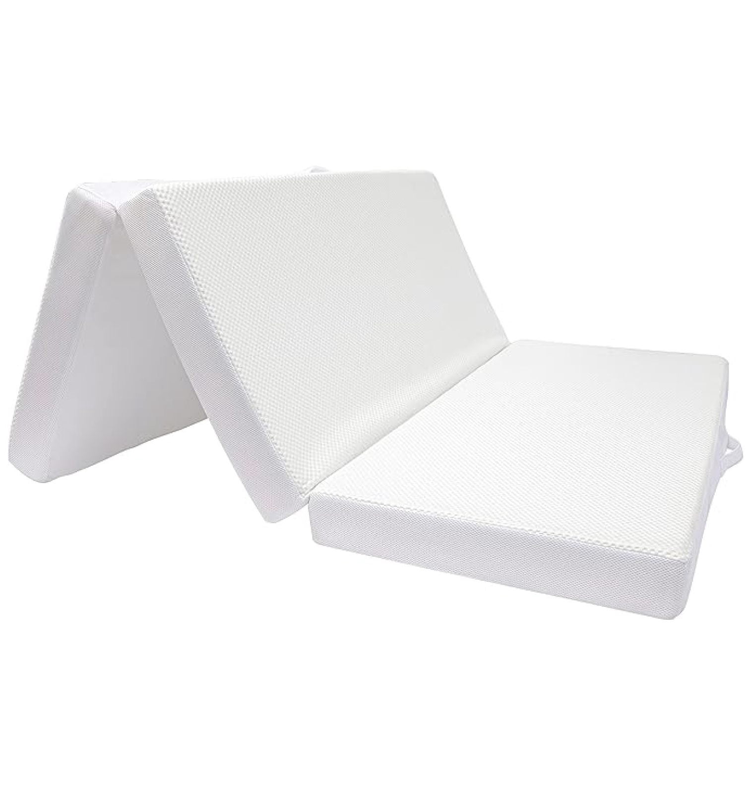 Tri-Fold Memory Foam Mattress - Full Size 52x73 - Guest Bed Folding Mattress 4" Thick Mattress Full - 73" x 52"