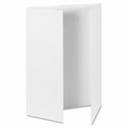 Tri-Fold Presentation Boards, 48 in. x 36 in., 12-CT, Matte White