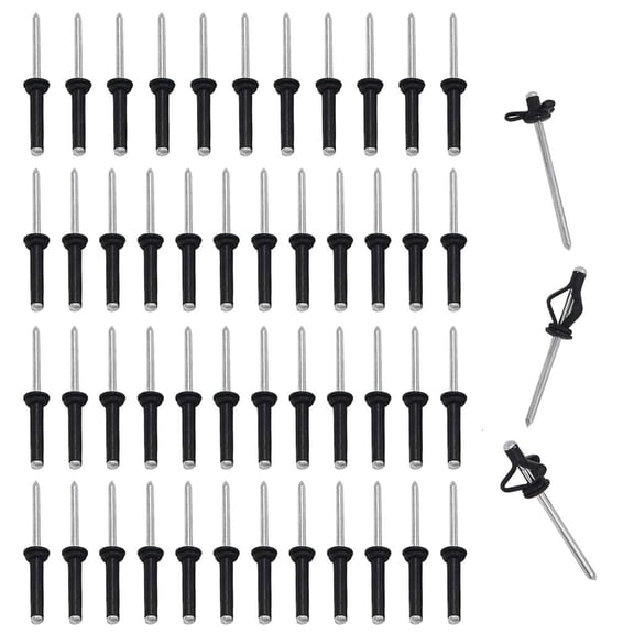 Tri-Grip Rivet Blind Rivets Assortment Kits Long Grip Tri-Grip Rivets Aluminum Alloy Tri-Fold Tri Bulb Mounting Rivets