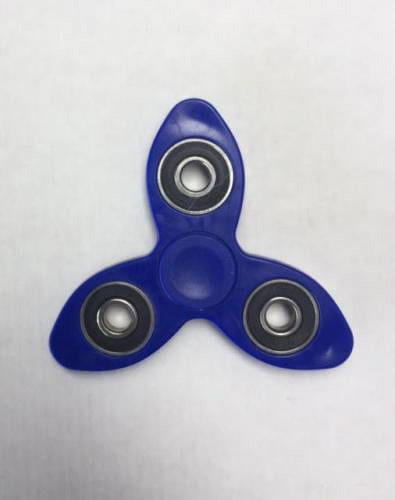 Tri Hand Spinner Fidget Spinners Ninja 3 Blade Blue Design