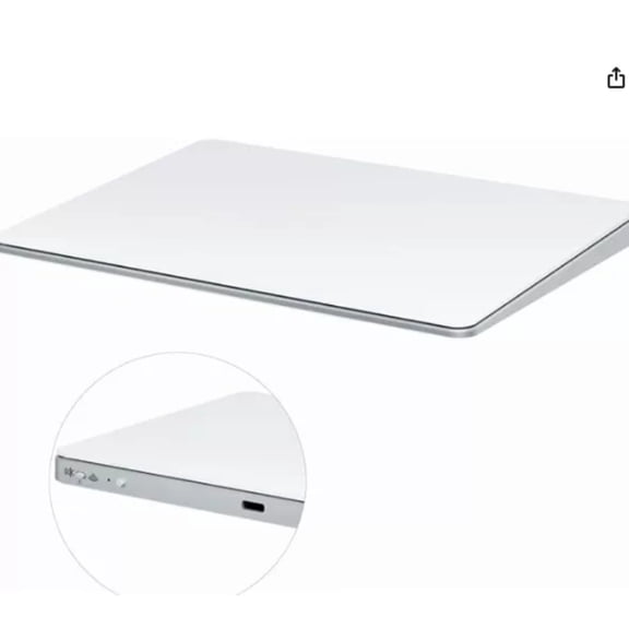 Tri-Mode Multi-Gesture Trackpad, Rechargeable Bluetooth Wireless Touchpad Mouse for Laptop IPad Windows ForMac